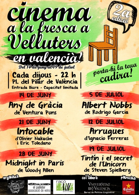 Cinema a la fresca a Velluters