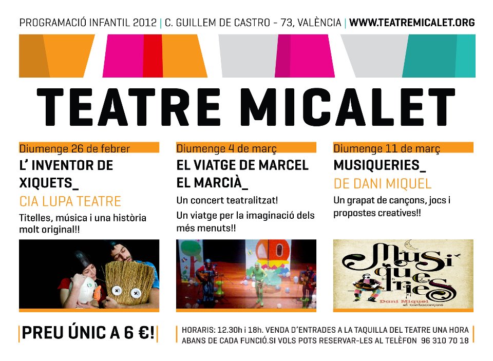 Teatre infantil al Micalet